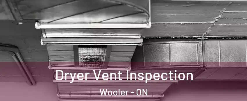  Dryer Vent Inspection Wooler - ON