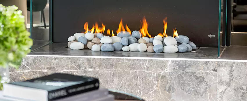 Double-Height Fireplace Design Refurbishment in Quinte West, Ontario