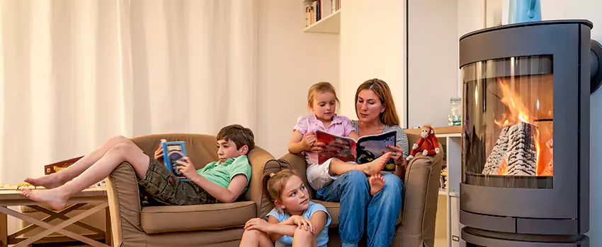 Outdoor Morso Fireplace Broken Screen Replacement in Quinte West, Ontario