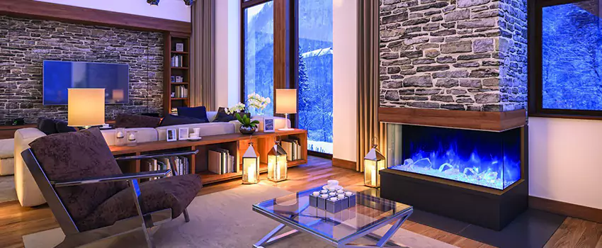 Dynamic Flame Color Fireplace Installation in Quinte West, ON